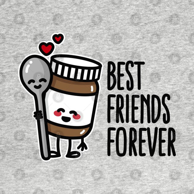 Best friends forever chocolate spread / spoon BFF by LaundryFactory